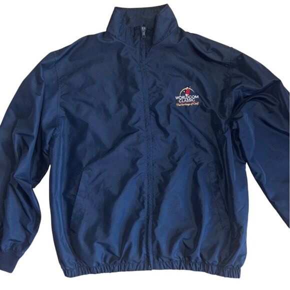 Izod Club Men's Worldcom Classic "The Heritage of Golf" Windbreaker Medium - Picture 3 of 5